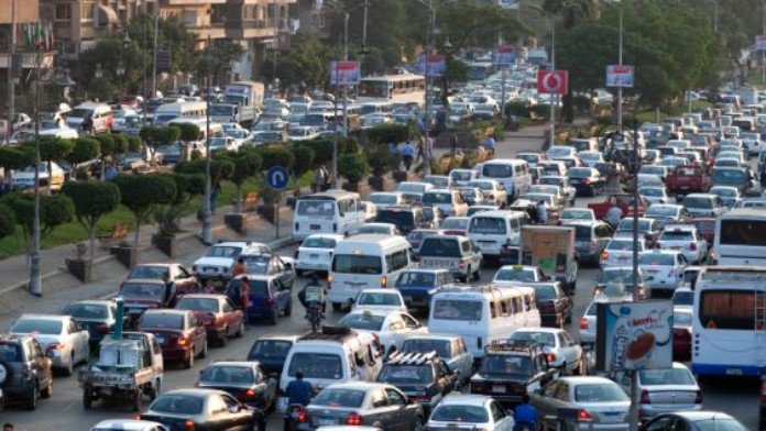 Traffic chaos on Egypt's roads