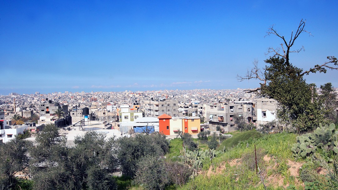 View over Gaza City