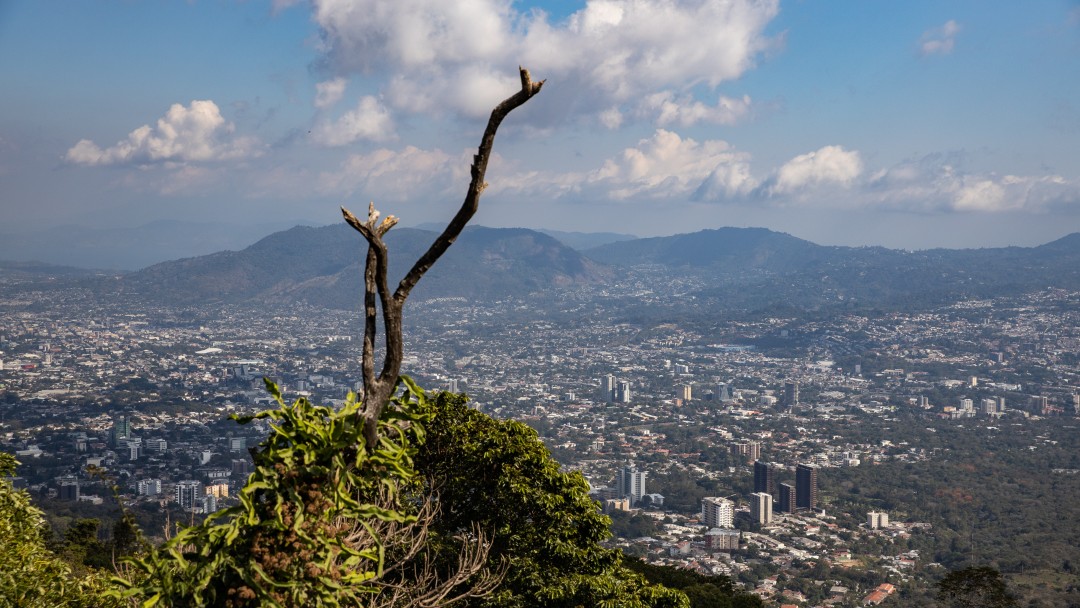 Blick über San Salvador