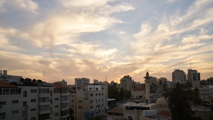 Skyline der Stadt Al Bireh