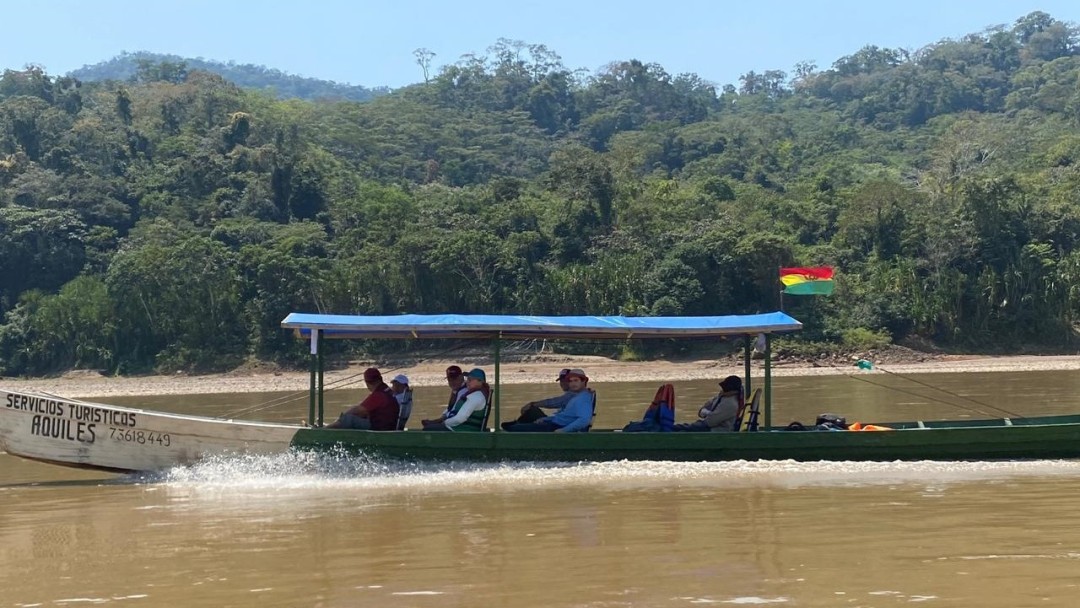 Passengers on a boat