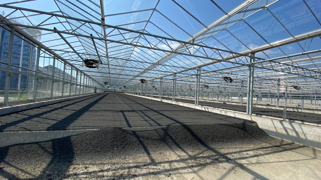 A solar drying plant