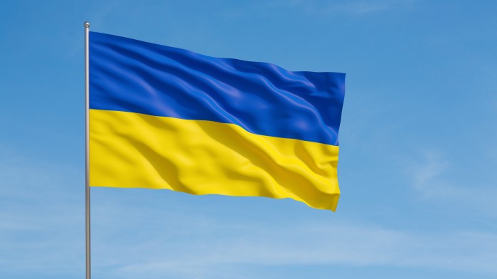 Ukrainische Flagge 