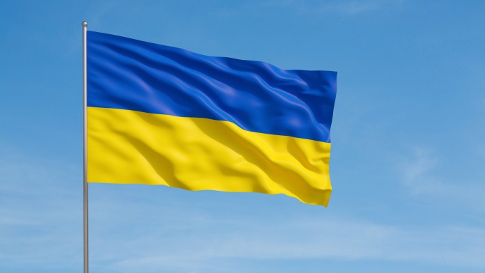 Ukrainian flag 