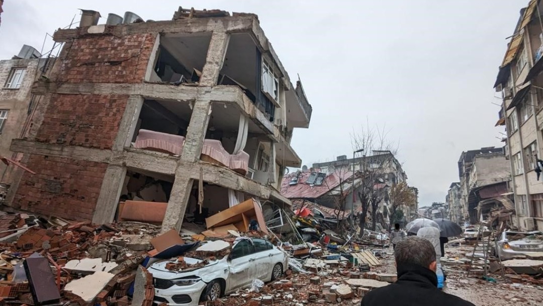 Zerstörung in Hatay im Südwesten der Türkei