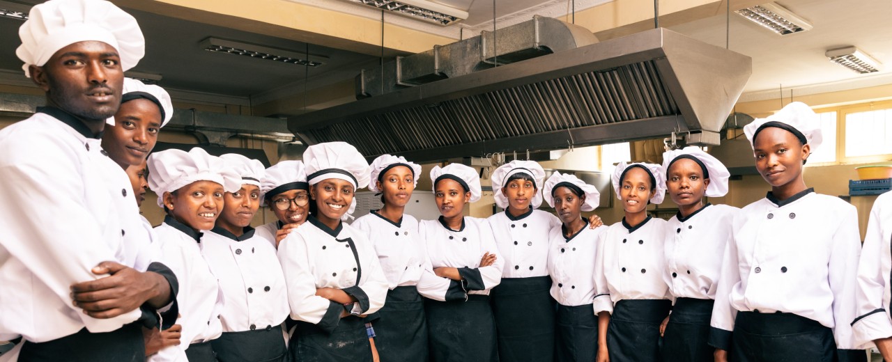 Hawassa Polytechnic College cooking in Ethiopia