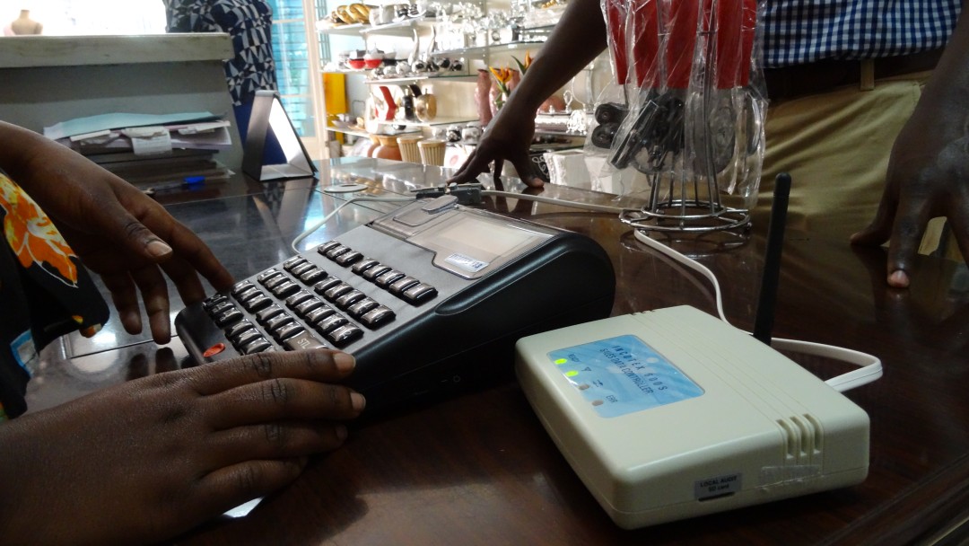 Fakturiermaschine in Kigali