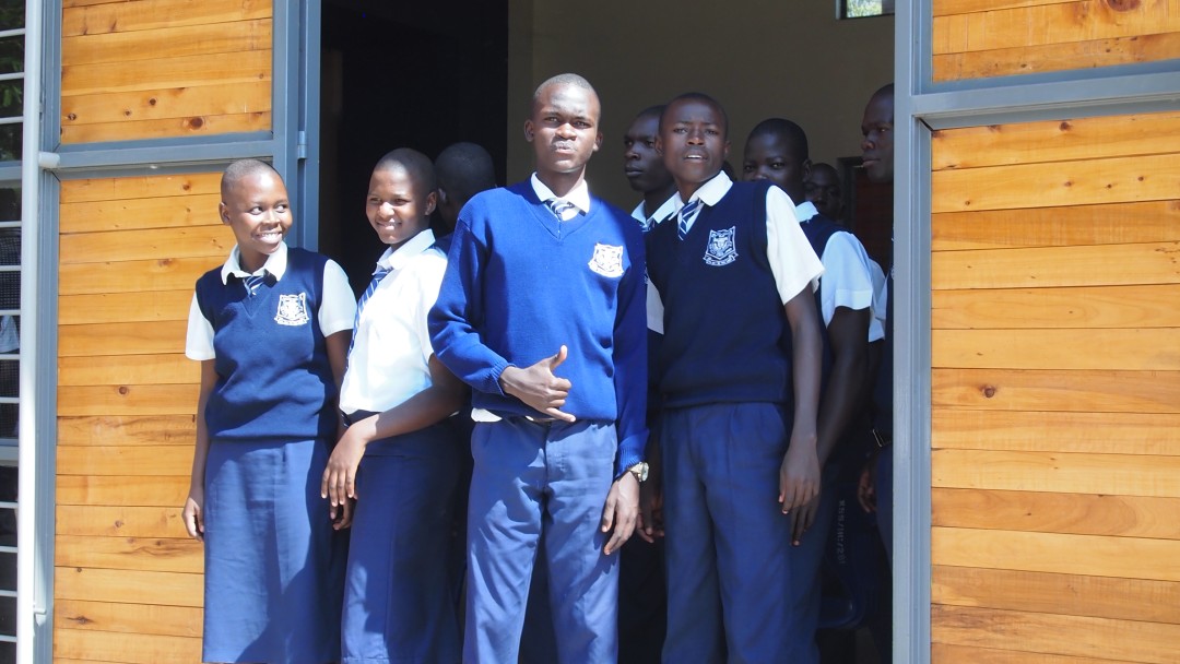 : Pupils in Kasagam Secondary School