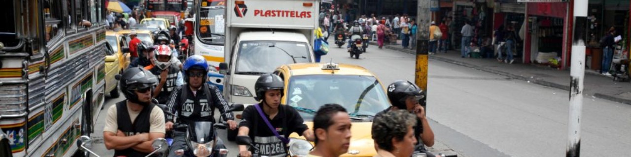 Street scene in Colombia