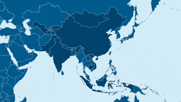 Map showing the partner countries of KfW Development Bank