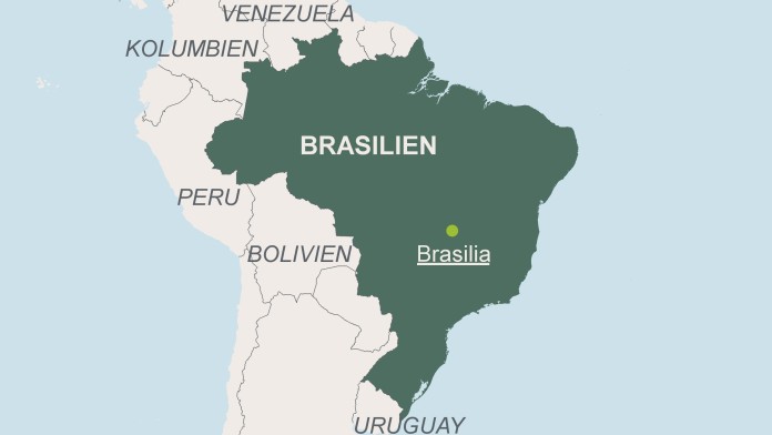 Karte von Brasilien 