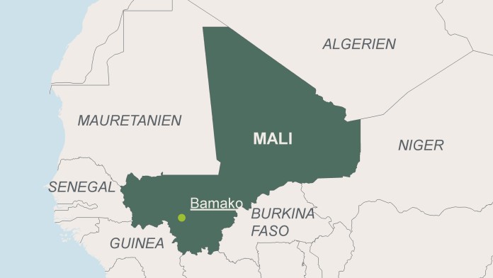 Karte von Mali 