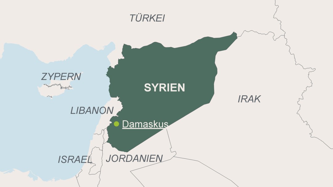 Karte Syrien