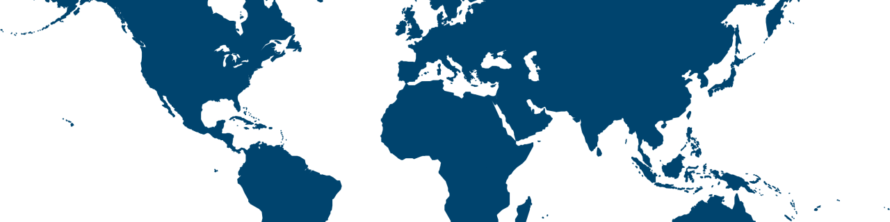 Weltkarte in dunkelblau als PNG