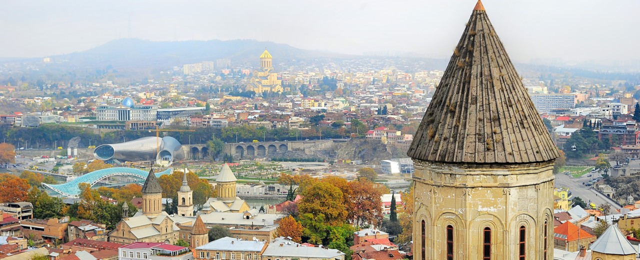 Blick auf Tiflis 