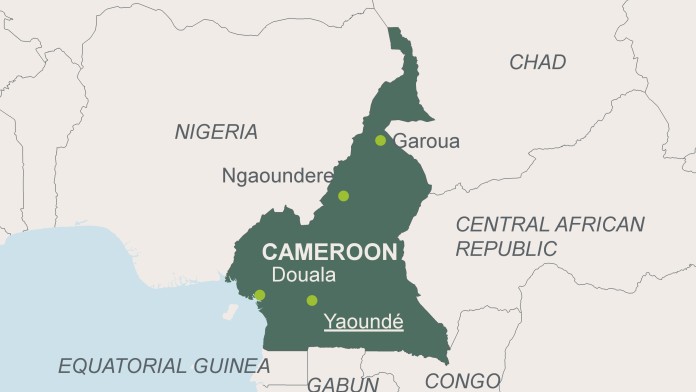 Map of Cameroon 