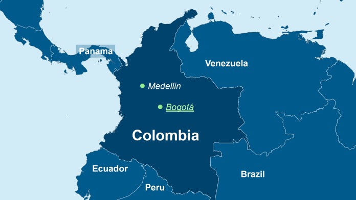 Map of Colombia