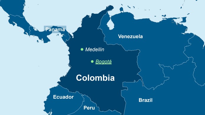 Map of Colombia