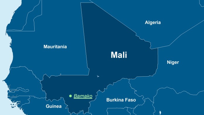 Map of Mali 