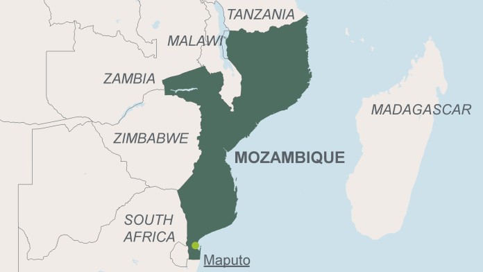 Map of Mozambique 