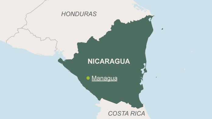Map of Nicaragua 