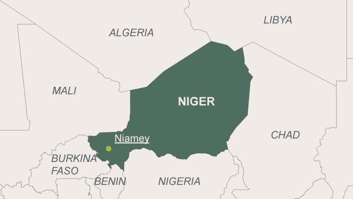 Map of Niger 