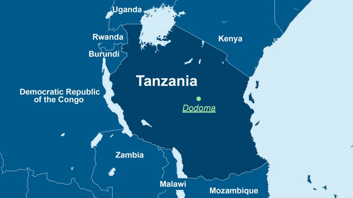 Map of Tanzania