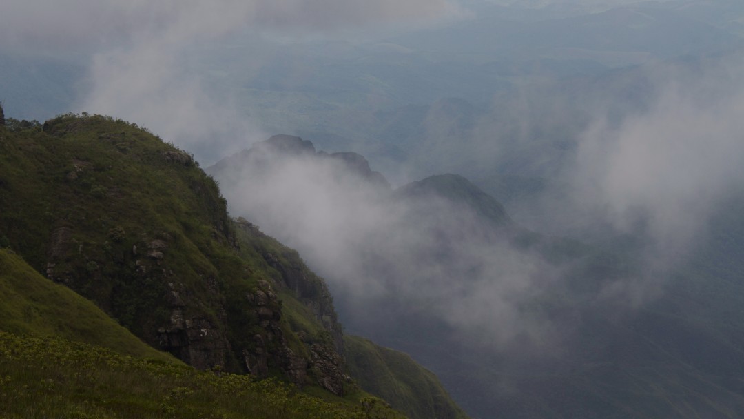 Landschaft eines Nationalparks mit Wolken
