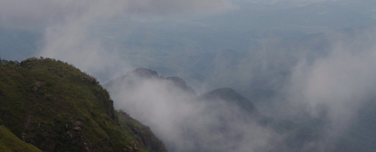 Landschaft eines Nationalparks mit Wolken
