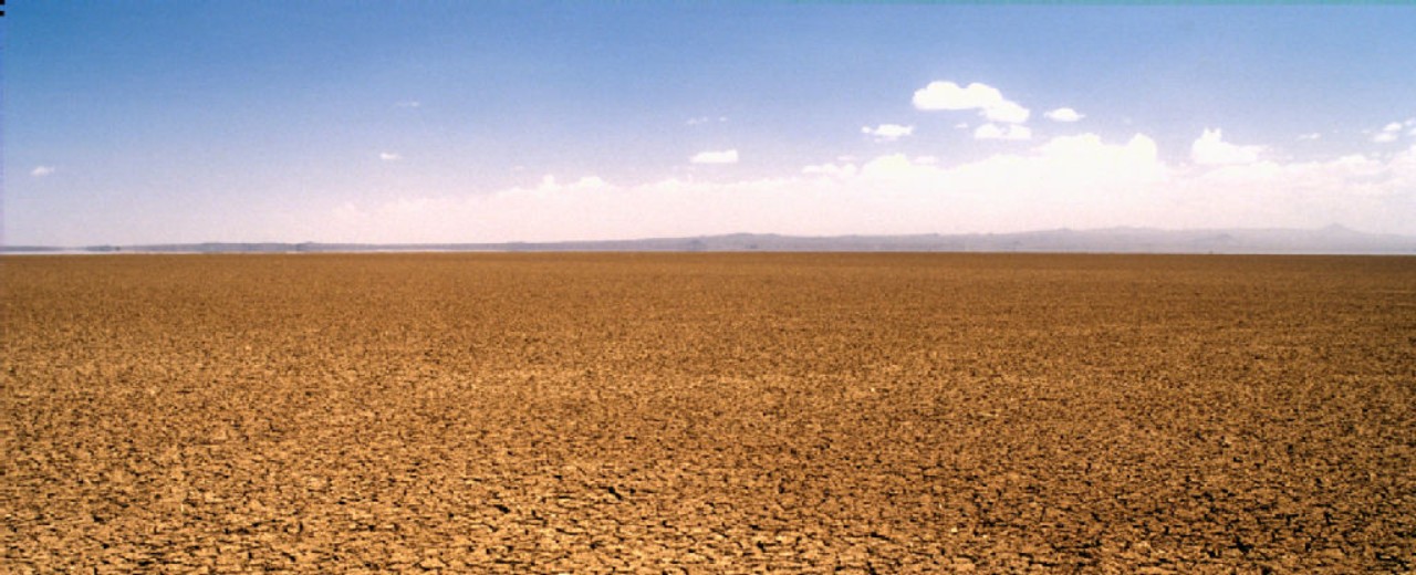 Wüstenlandschaft in Kenia