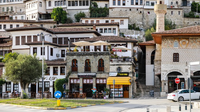 Rows of houses on a hill