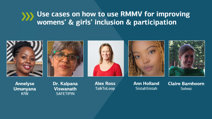 Screenshot Gender der RMMV-Konferenz
