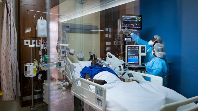 Patient auf Intensivstation