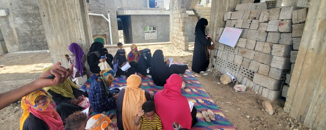 Women sitting together in a class