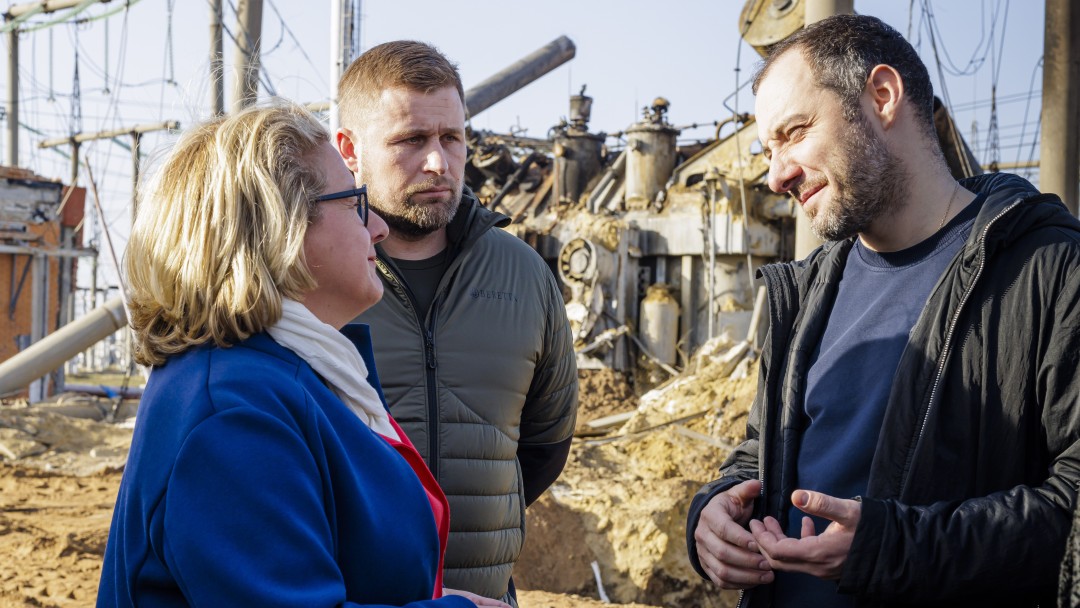 Ministerin Schulze mit dem ukrainischen Vize-Premierminister Oleksandr Kubrakov 