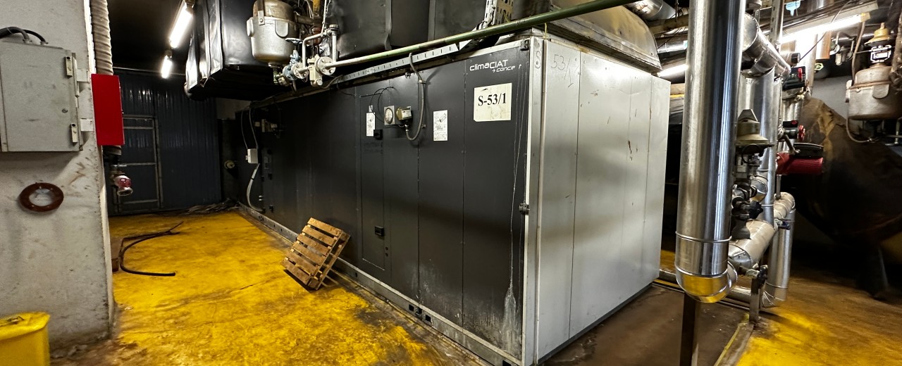 Air conditioning and ventilation system for the upper floors of the VMA hospital