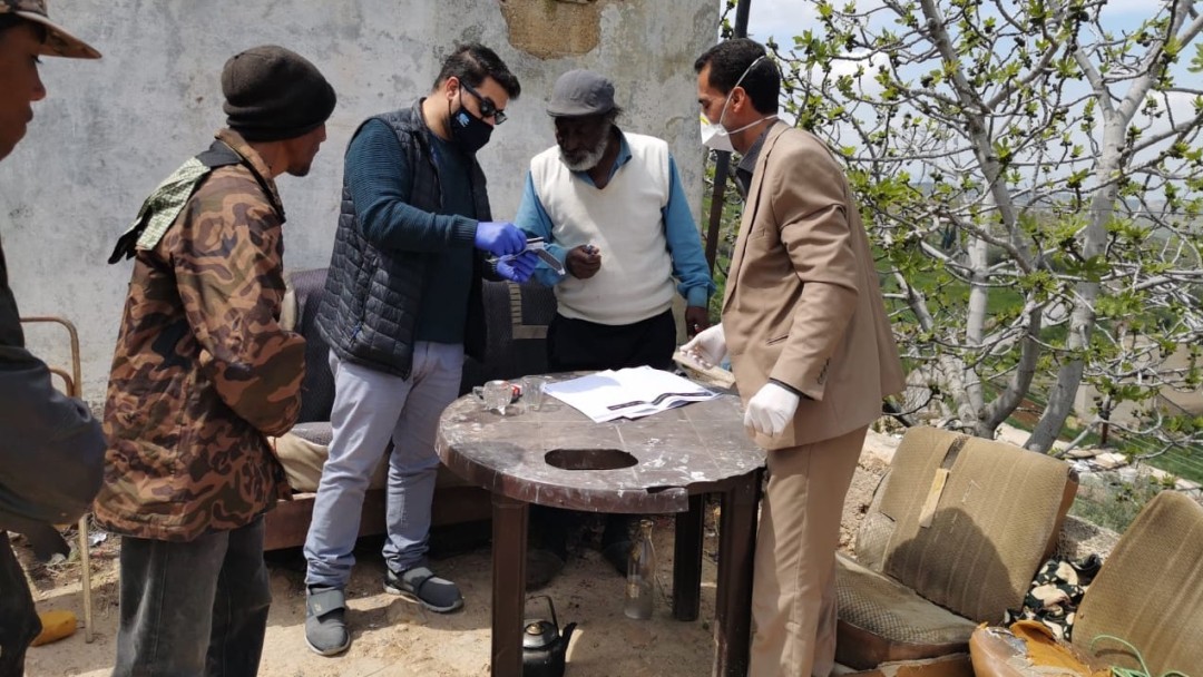 Mahmoud and his father receive documents