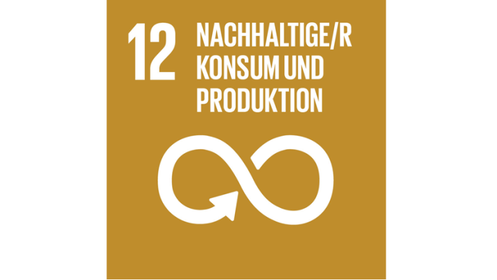 Das Logo des 12. nachhaltigen Ziels der Vereinten Nationen: Verantwortungsvolle Konsum- und Produktionsmuster