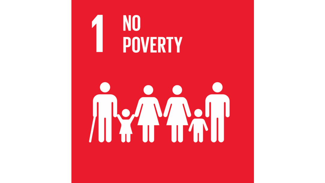 A graphic of United Nation's second Sustainable Development goal: No Poverty