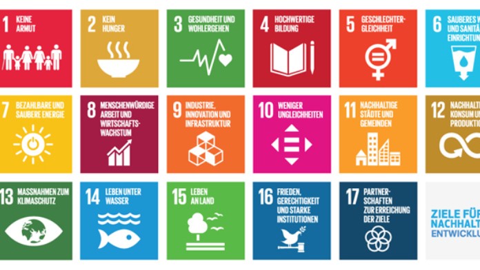 Übersicht über die 17 Ziele für nachhaltige Entwicklung